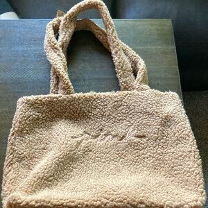 VS Pink Sherpa Tote Bag. NWT